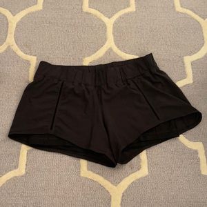 EUC Lululemon Laser Speed Short Black | 10